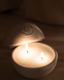 Sacred Flame cedar and saffron fragrance candle