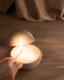 Sacred Flame cedar and saffron fragrance candle